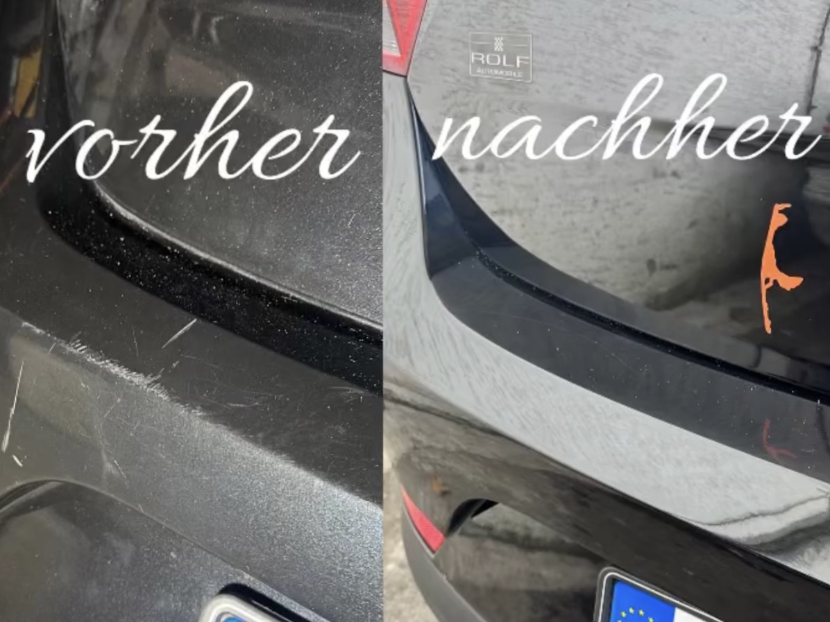 Fahrzeugaufbereitung Ergebnis