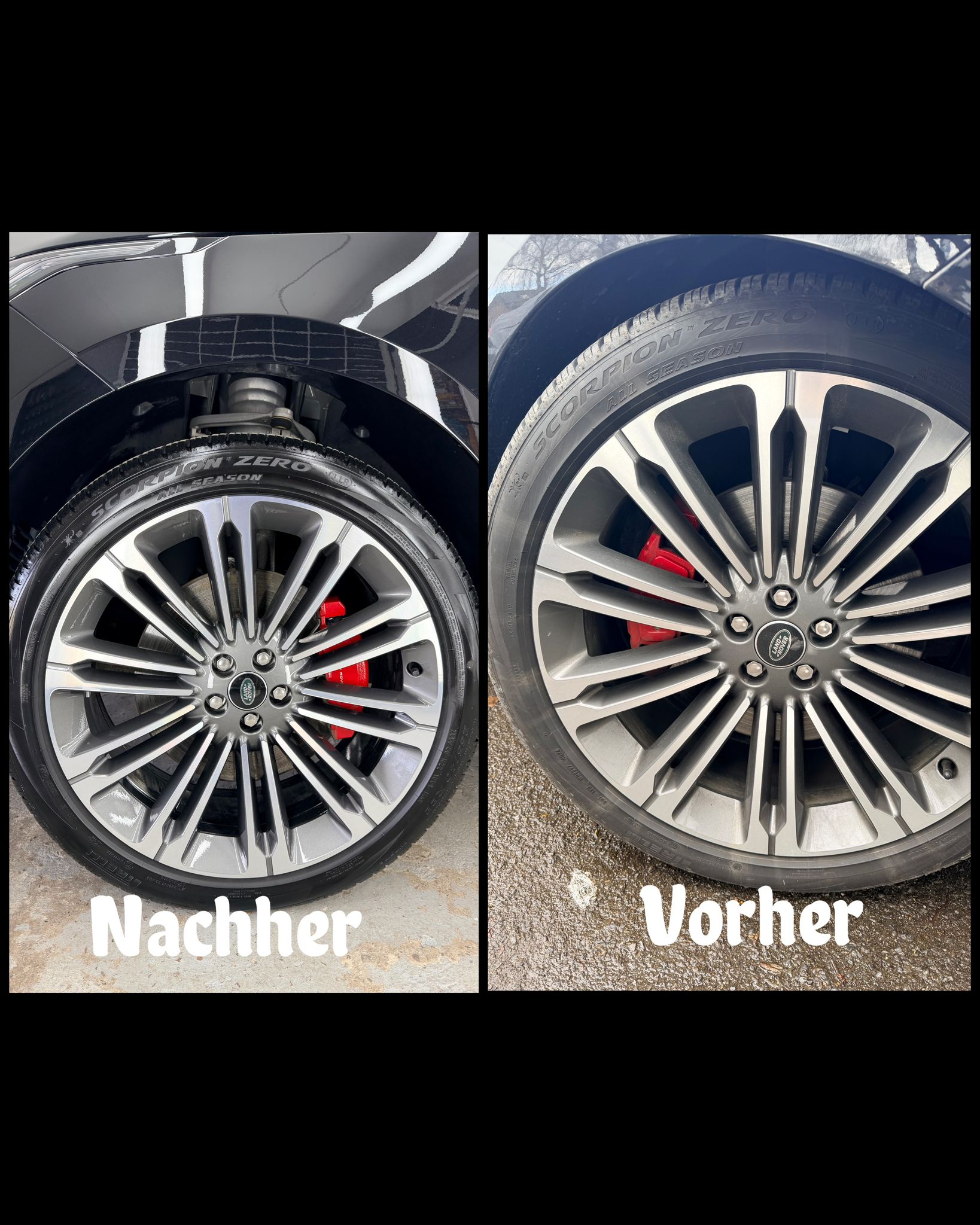Felgen vorher nachher