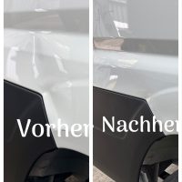 Vorher Nachher Kratzerentfernung und Lackaufbereitung bei Glanz Car Bielefeld